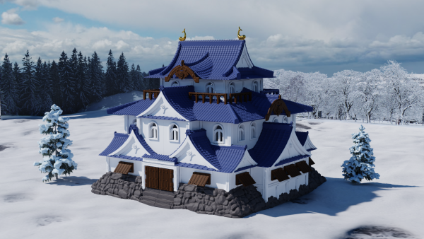Japanische Burg